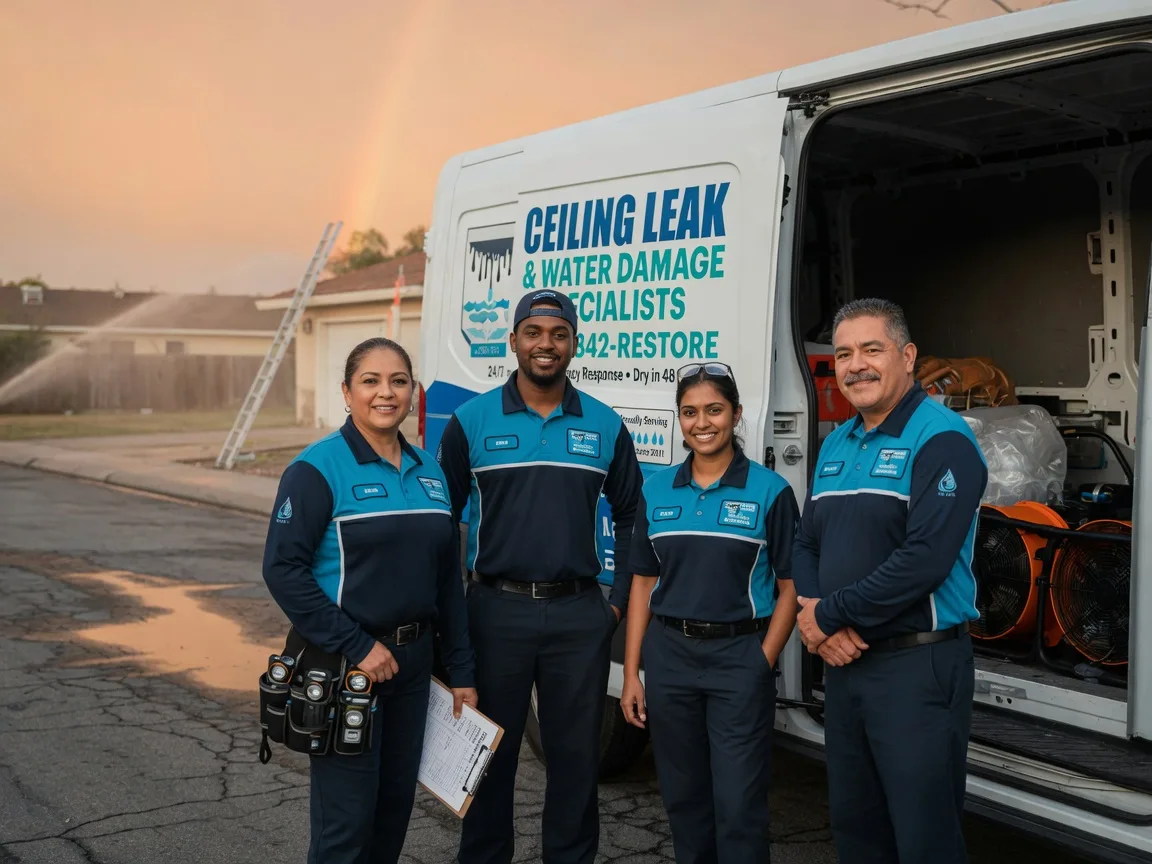 Ceiling Leak Cleanup company in Embarrass, WI