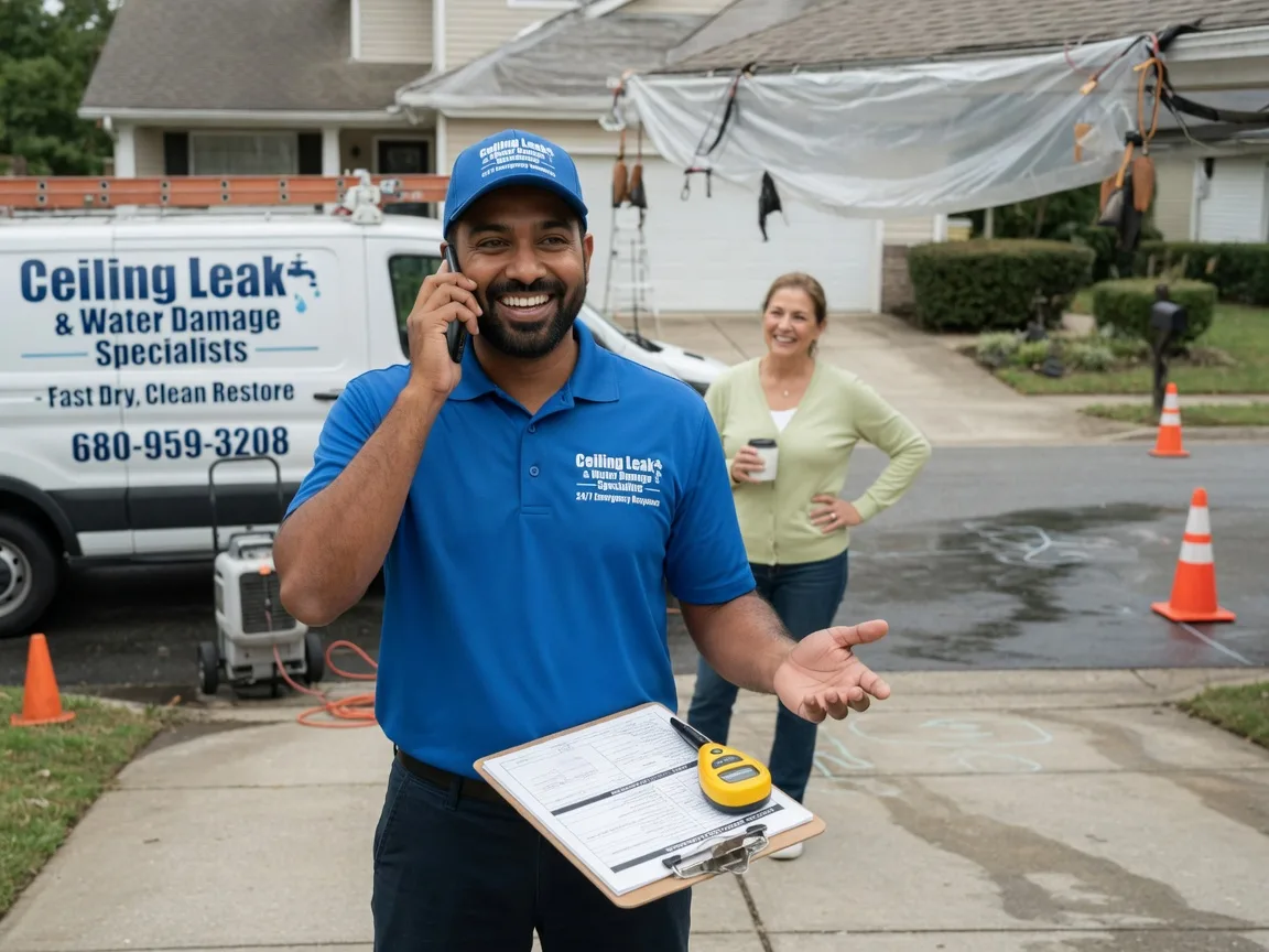 Ceiling Leak Cleanup Embarrass, WI FAQs